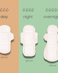 Organic Bamboo Overnight Postpartum Pads