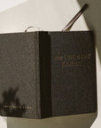 'One Line A Day' Fabric Journal (Black)
