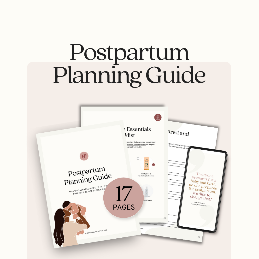 Digital Postpartum Planner