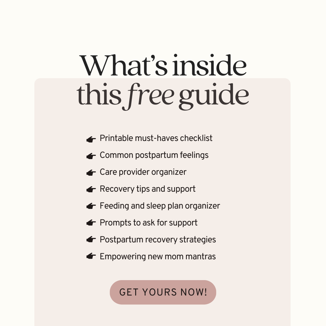Digital Postpartum Planner