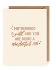 'Motherhood is Wild' Card