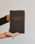 'One Line A Day' Fabric Journal (Black)