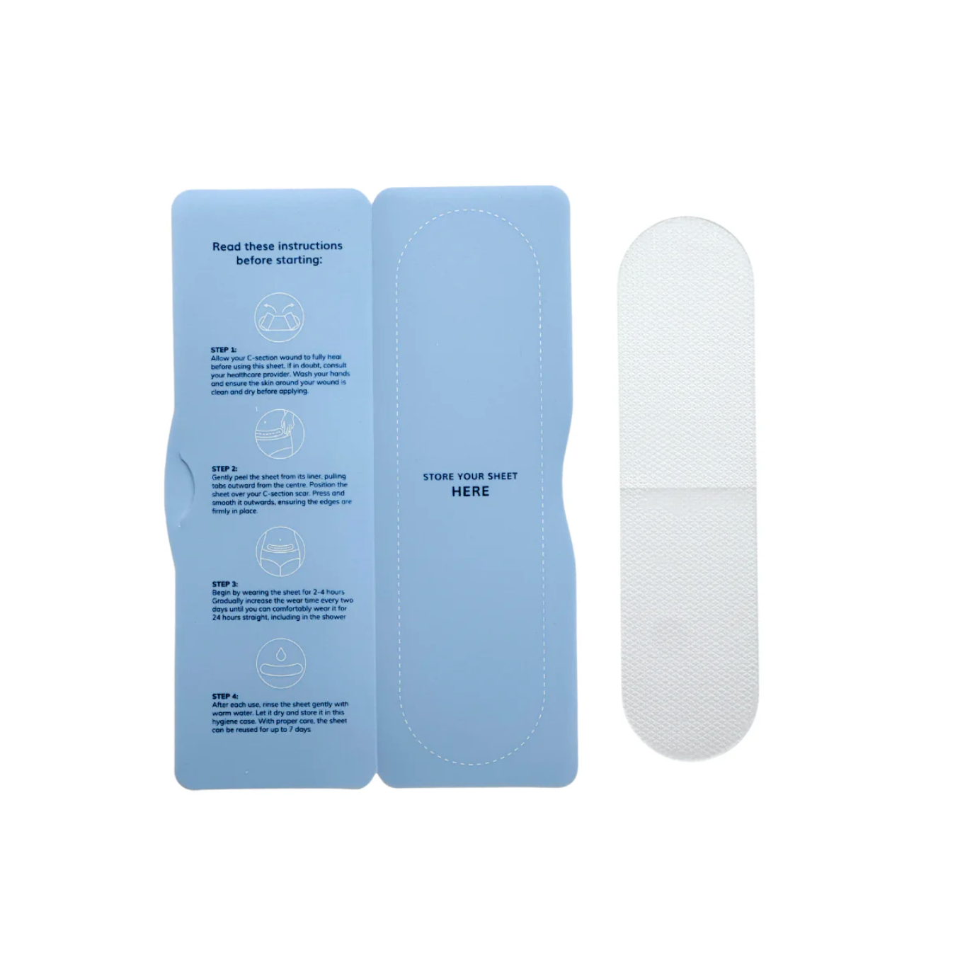 Reusable C-Section Silicone Scar Patches Hello Postpartum