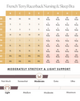 French Terry Racerback Nursing & Sleep Bra (Beige)