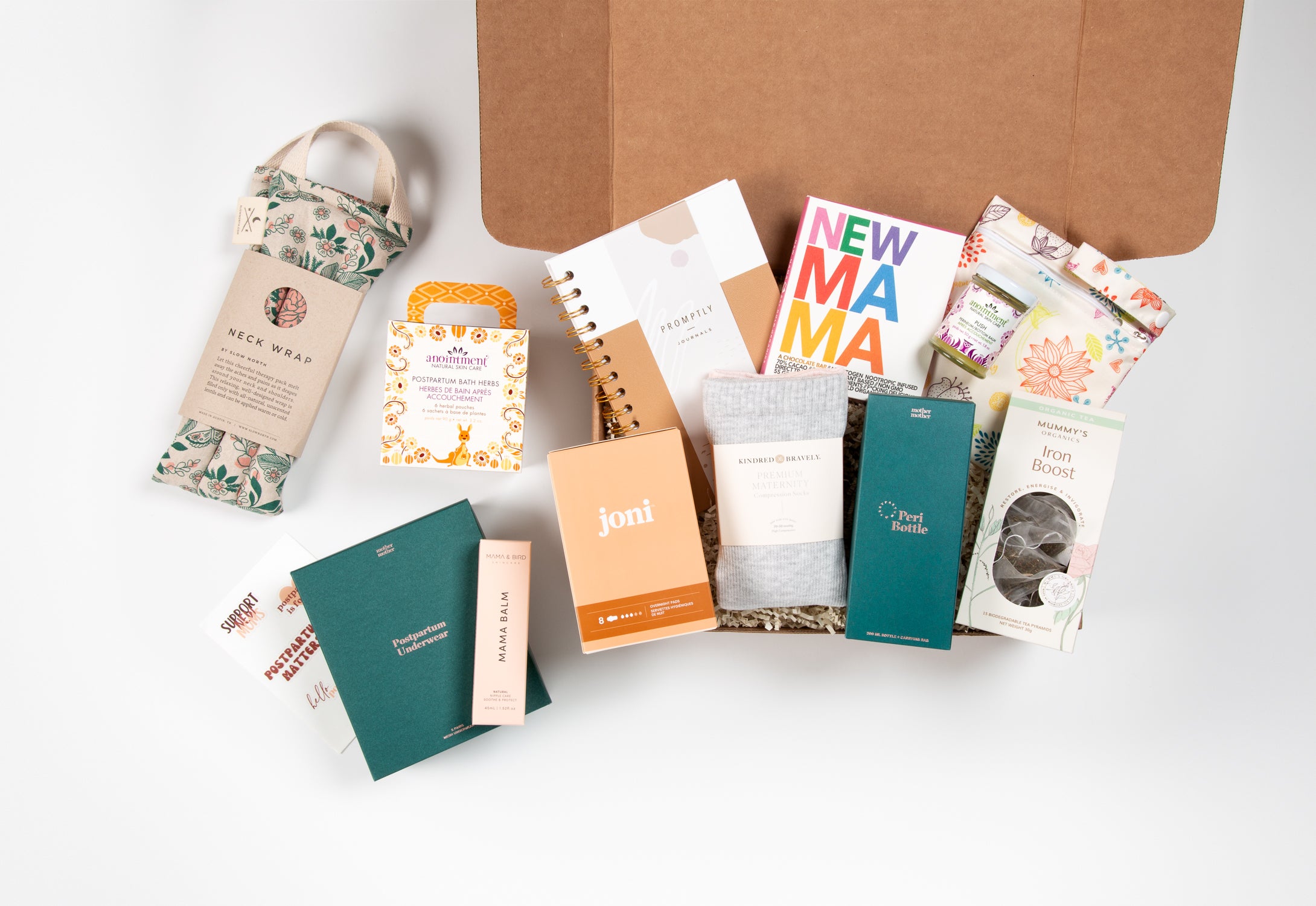 mega new mom postpartum gift box