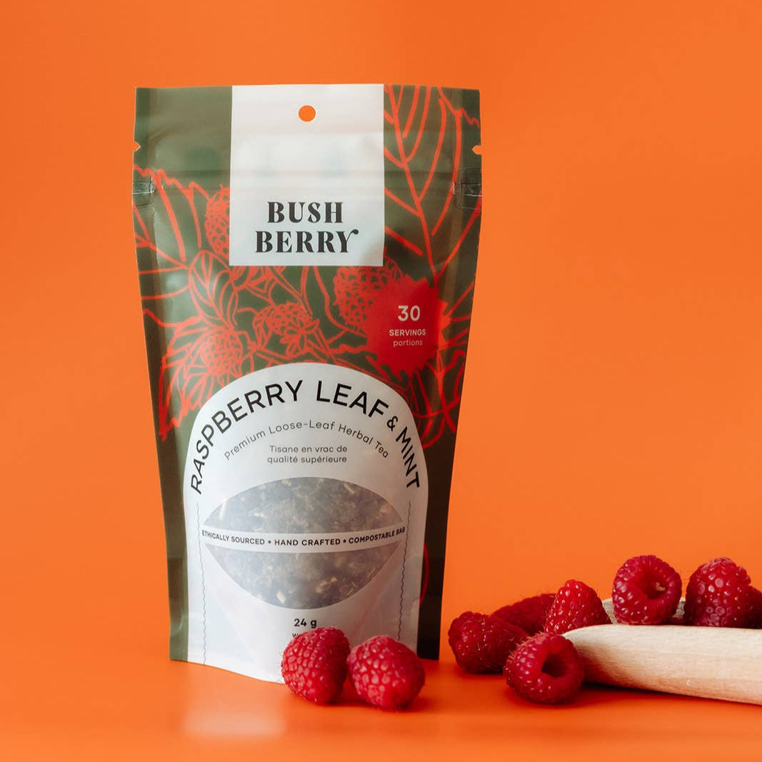 Organic Red Raspberry Leaf Tea by Bush Berry