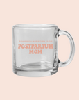 Taza de cristal 'Mamá posparto'