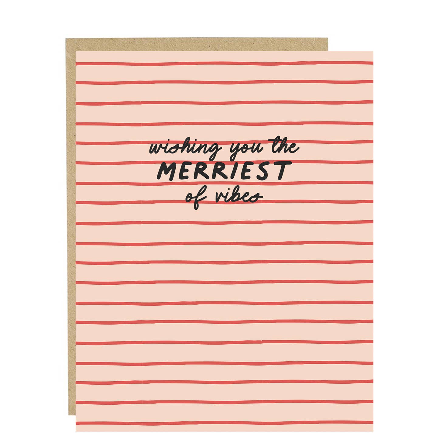 'Merriest of Vibes' Holiday Card