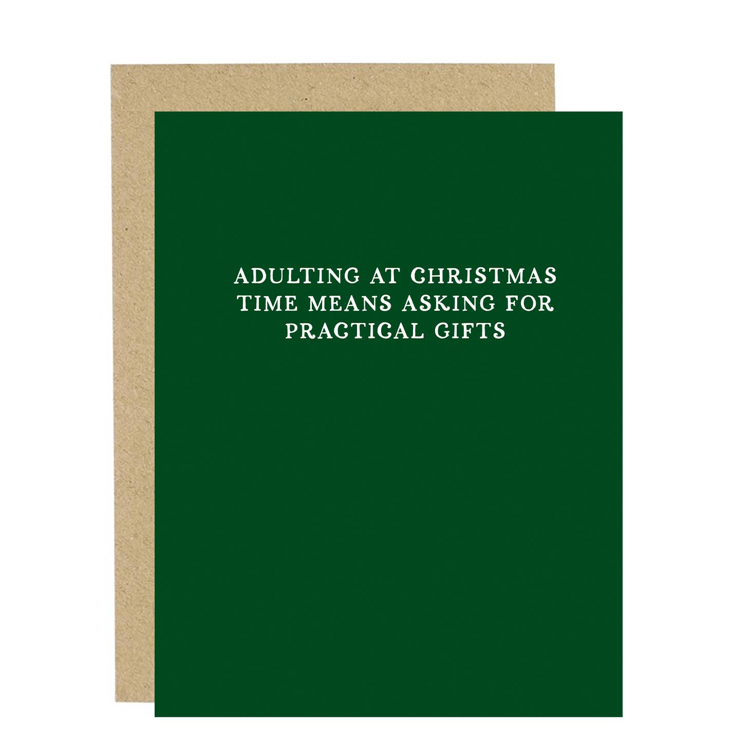 'Adulting at Christmas' Card