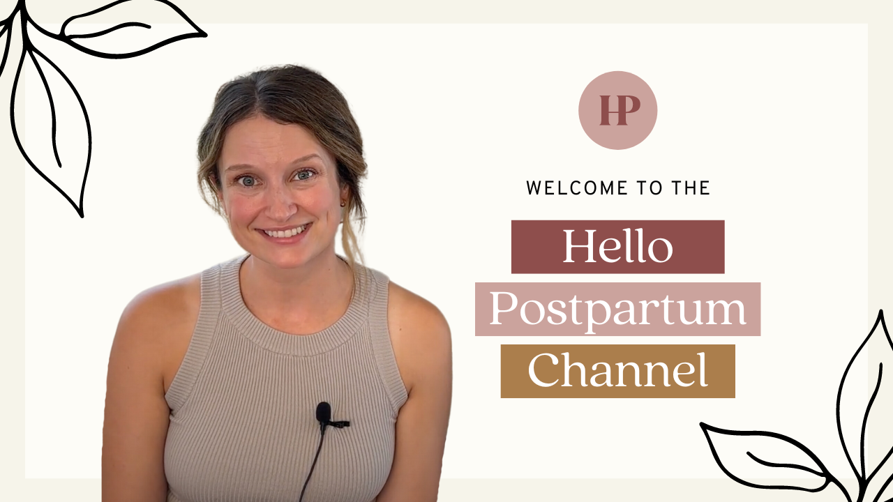 Postpartum Matters: Support for New Moms (Now on YouTube!)