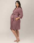 Nursing-Friendly Postpartum Robe