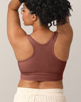 French Terry Racerback Nursing & Sleep Bra (Redwood)