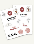 New Postpartum Mom Sticker Sheet