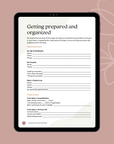 Editable Template: Postpartum Planning Guide