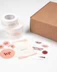 hello postpartum gift box packaging