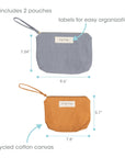 'Mom Things' & 'Baby Things' Pouch Set