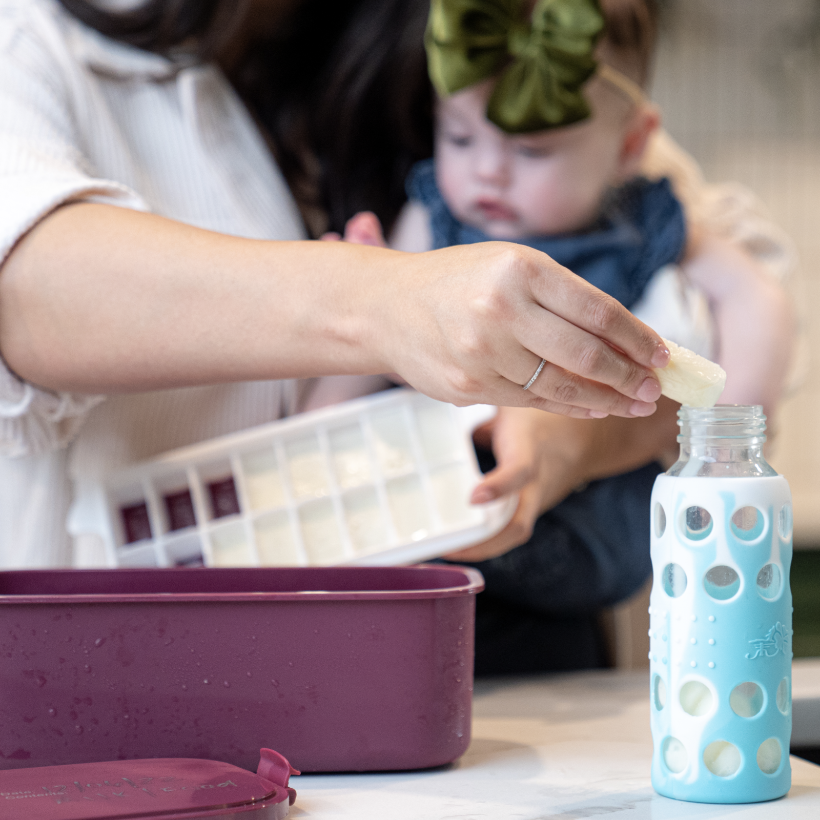 Breast Milk Freezer Tray