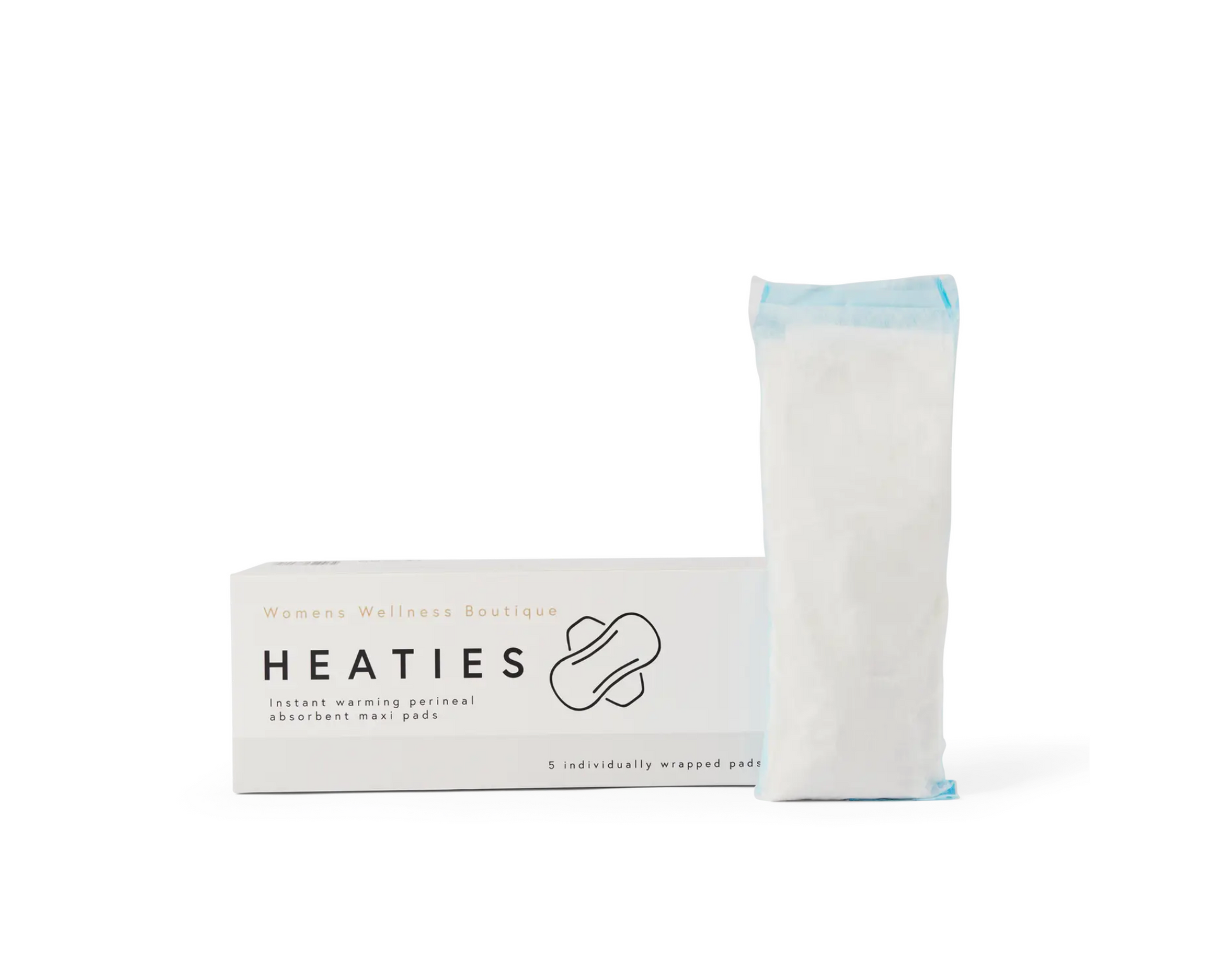 Soothing Instant Heat Postpartum Maxi Pads (5 Pads) Hello Postpartum