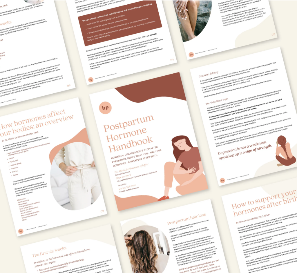 postpartum hormone handbook